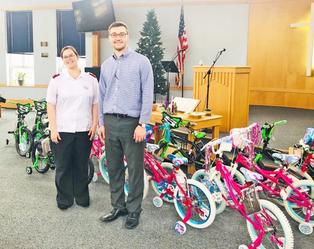 Fleet of bikes donated to EL Salvation Army News, Sports, Jobs